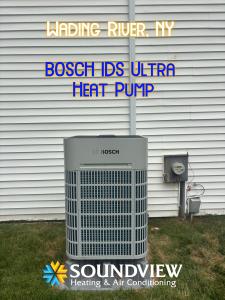 Bosch IDS Ultra Heat Pump Installation in Wading River by Soundview HVAC