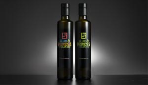 Silvio & Filomena’s Olive Oil original and holiday edition bottles featuring award-winning packaging designed by Brand Force 5.