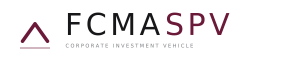 FCMA SPV brand logo lockup in burgundy, horizontal orientation