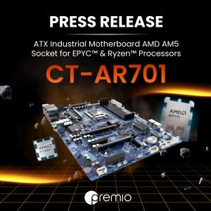 ATX Industrial Motherboard with AMD AM5 Socket Platforms