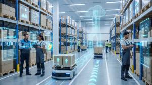 Modern warehouse management software with AI, robotics, ERP integration, and real-time inventory visibility