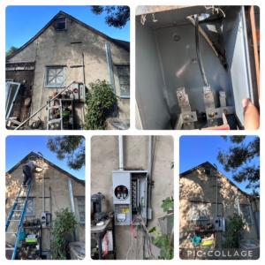 Residential EV charger installation in Los Angeles, CA by Ready Electric.