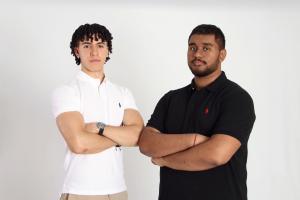 Founders Khartik Uppalapati and Adan Eftekhari, who have lead RareGens policy mission for over 4 years.
