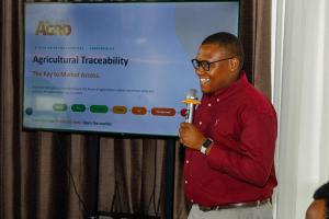 Musinguzi Laban Speaking at EUDR and Tracebility Workshop in Kampala
