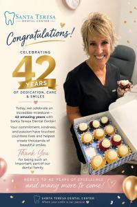 Celebrating Debbie’s 42 Years of Dedication, Care & Smiles! at Santa Teresa Dental Center