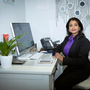 San Jose dentist Dr. Lakshmy Sudeep at Santa Teresa Dental Center
