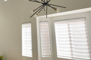Modern window covering solutions installed in Las Vegas, NV.