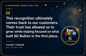 Thank You, SD Bullion Customers