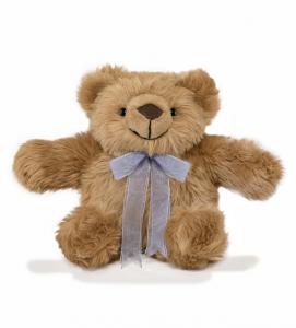 The Comfort Cub bear, a weighted, therapeutic teddy bear to help soothe Broken Heart Syndrome, from grief caused by profound loss, and trauma.