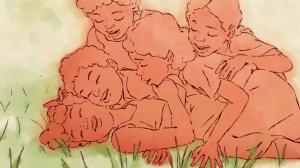 Illustration from Métisses — Five women against a state crime, presented at FIFDA Paris 2026, about the fate of mixed-race children separated from their families during Belgian colonization.