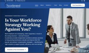 This is an image of the Accelerated website home page.