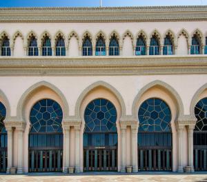 Moorish Revival details of the historic Shrine Auditorium, future home of the Shriners Museum. Photo by John Bare, courtesy of the SoCal Landmarks Project.