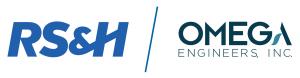 RS&H and OMEGA co-branded logo - each company's logo with a forward slash separating them.