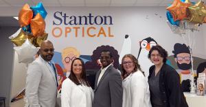 Stanton Optical Hot Springs Staff Celebrating Grand Opening Ceremony