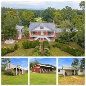 The property’s many highlights include a 5 BR/5.5 BA Federal Style home on 16.23± acres; guest cottage, barns, stable, grain bin and assorted outbuildings; the potential for a breathtaking primary residence, equine operation, bed & breakfast, weekend/company retreat