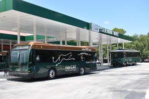 Photo of  Collier Area Transit (CAT) which will be operated by WeDriveU beginning Oct. 1, 2026.