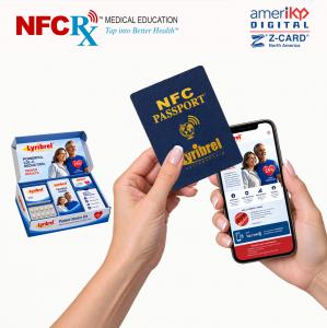 Z-CARD® NFC Passport connects printed pharmaceutical patient education to digital video, audio and interactive content with measurable engagement analytics.