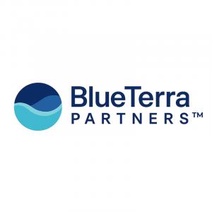 BlueTerra Partners logo — a stylized blue wave in a circle beside the words "BlueTerra Partners."