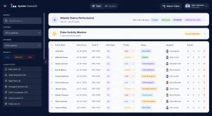 A screen grab of ClaimsOS from Spotter AI