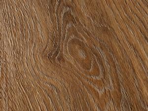 New Stone SPC Flooring Embossed Brown Woodgrain Surface Detail