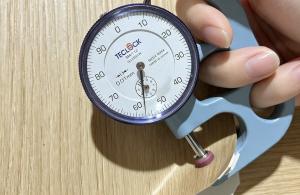 New Stone Flooring Sample Quality Inspection With Dial Gauge