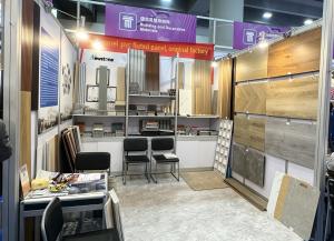 New Stone Canton Fair Flooring Product Display