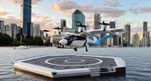 Active charging pontoon barges will play a big part in rapid deployment of the Lilypad Air taxi network by FlyOnE