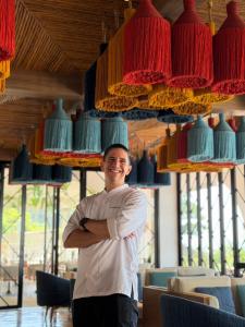 Chef Marcelo Costa smiling at Casa Boho in Phuket.