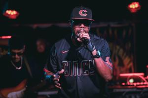 R&B, Afrobeat and Reggae Recording Artist Vic G performs at the DAT BOI Experience.
