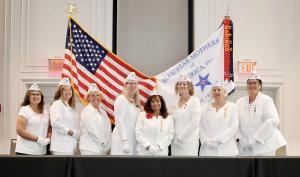 Members of the Blue Star Mothers of America 2026–2027 National Executive Board gathered together for a group photo.