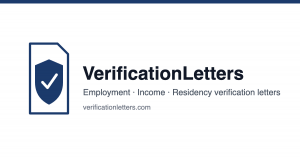 VerificationLetters — employment, income and residency verification letters