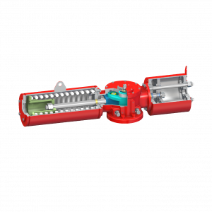 STARD GEARS YP Spring Return Scotch Yoke Actuator Cutaway For ESD Lifecycle Planning