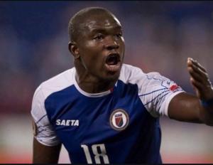 Jonel Desire in Haiti National Team Kit