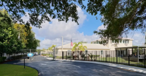 Gated entrance of The Haven Detox in West Palm Beach