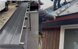 Standing seam metal roof in belmont nh