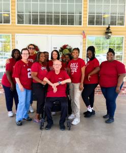Crimson Red at The Landings Of Northport