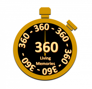 360in360 Living Memories Logo - Capturing and Preserving Precious Memories for future generations