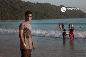 No-think holiday on a beach