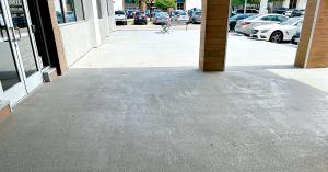 Plaza Deck with Pedestrian Traffic Waterproofing Coating
