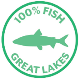 Logo for the Great Lakes Fish Pledge initiative
