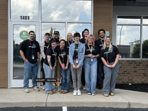 The FRX team outside the Dayton dispensary in Ohio.
