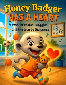 Honey Badger Zooms With Heart!