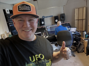 Chris Fleming In Recording Studio