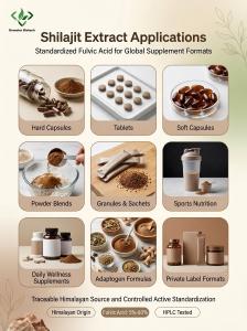 Demeterherb Shilajit Extract Applications For Global Supplement Formats