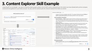 3. Kubro(TM) Content Explorer Skill Example