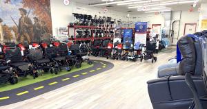 Photo of Acton Showroom is stocked with power chairs, lift chairs, mobility scooters, rollators, walkers and more.