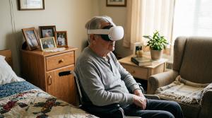 Veteran using Healium in state veteran home