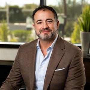 Professional outdoor portrait of James Prendamano, founder and CEO of PreReal Investments and owner of Turtleback Mountain Golf & Resort in Southern New Mexico.