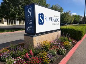 New monument sign installed today at Silverado Aspen Park