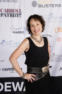 Liz on the red carpet